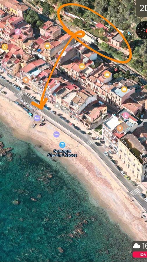 B&B Villa Vittoria Giardini Naxos Exterior foto